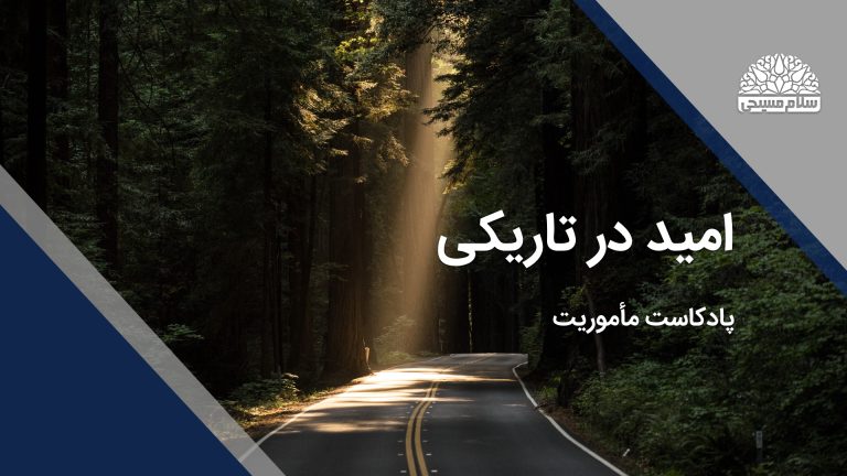 جاده‌ای تاریک با نور خورشید که از میان درختان عبور می‌کند.