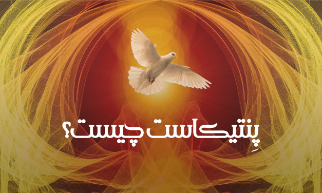 A white dove flying with a glowing red and orange abstract background.